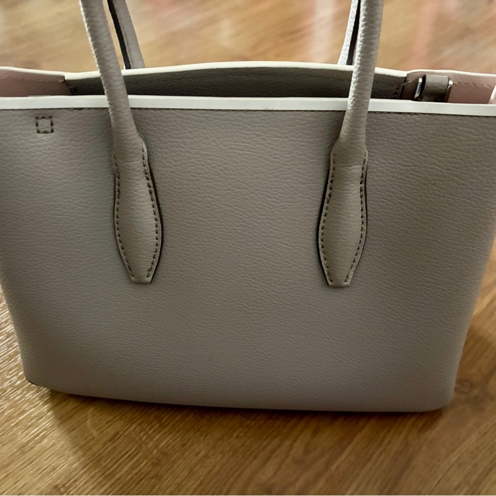 kate spade | Eva Leather Small Zip Top Handle Optional Strap Purse Bag - Picture 3 of 5